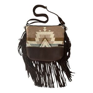 Mercy Grey Design Co Pendleton Fringe Bag